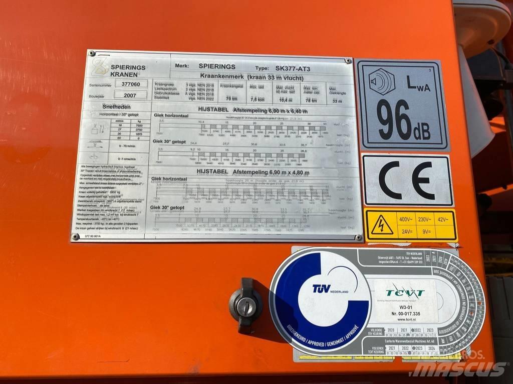 Spierings SK377 Torenkranen