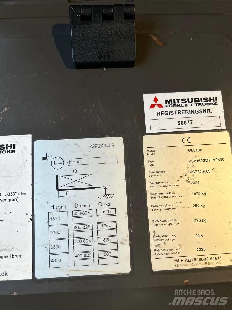 Mitsubishi SBV 16 P Zelfrijdende stapelaars
