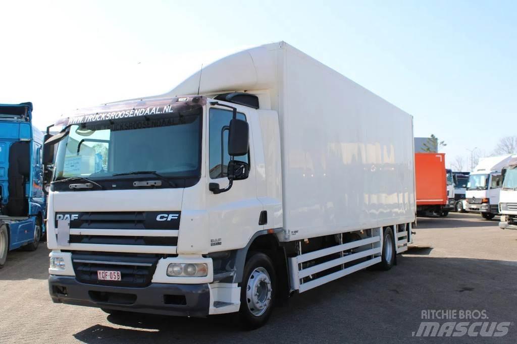 DAF CF 75.250 + LIFT Bakwagens met gesloten opbouw