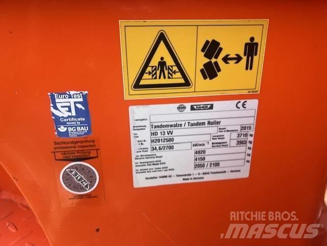 Hamm HD 13 VV, Vält Duowalsen