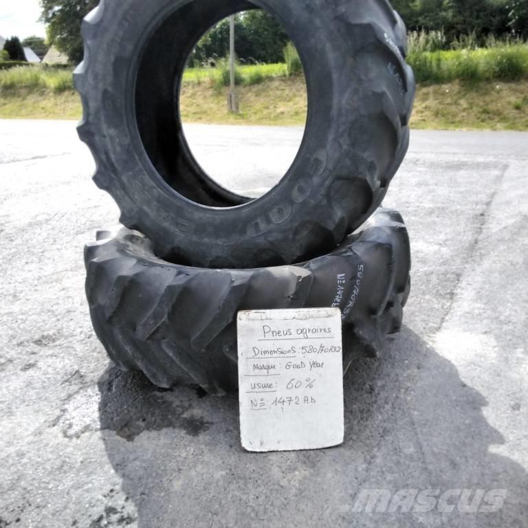 Goodyear 580/70R38 Banden, wielen en velgen
