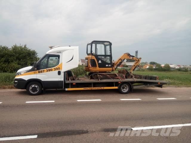 Iveco Daily 50 C 15 Vrachtwagen met vlakke laadvloer en lier