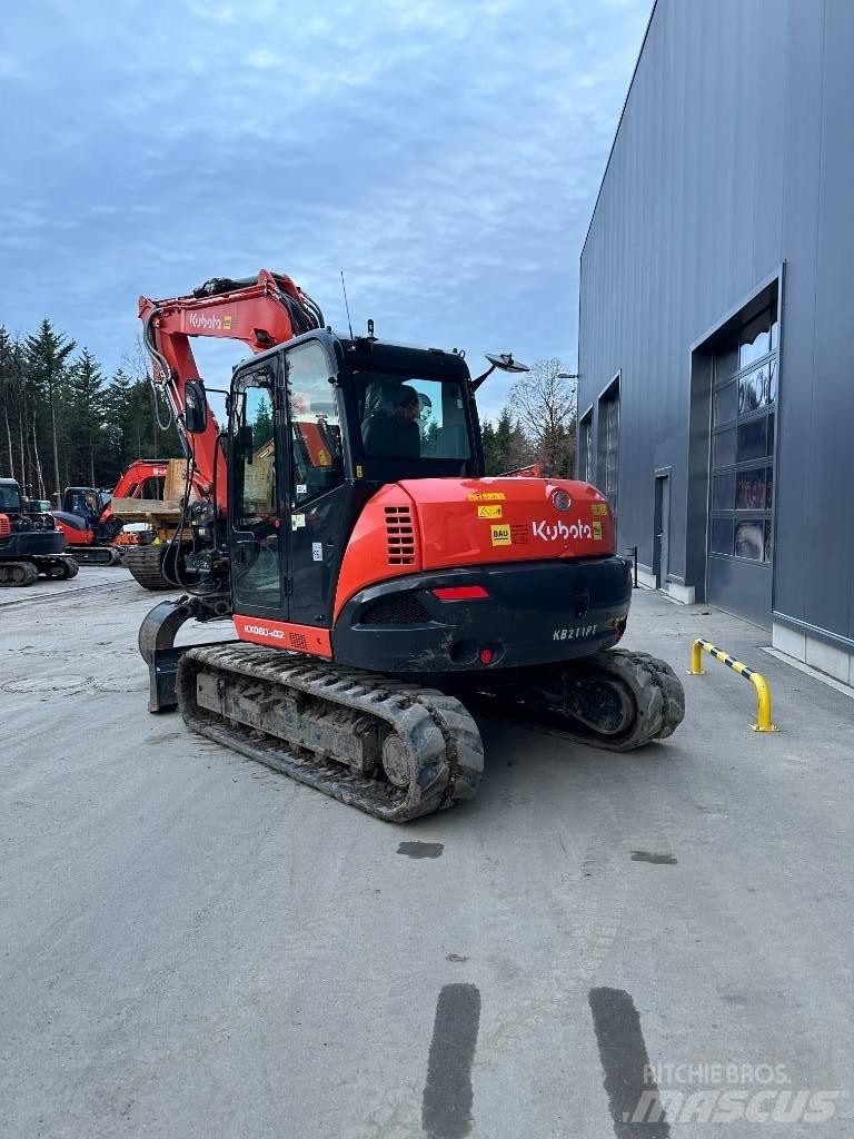 Kubota KX 080-4 Minigraafmachines < 7t