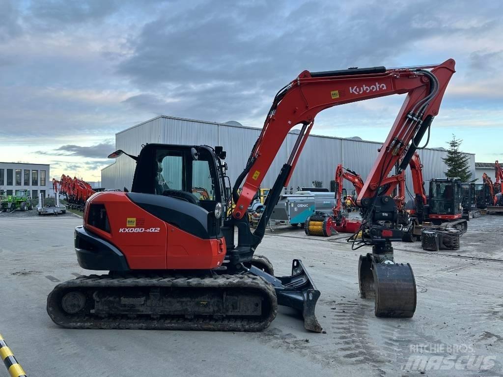 Kubota KX 080-4 Minigraafmachines < 7t