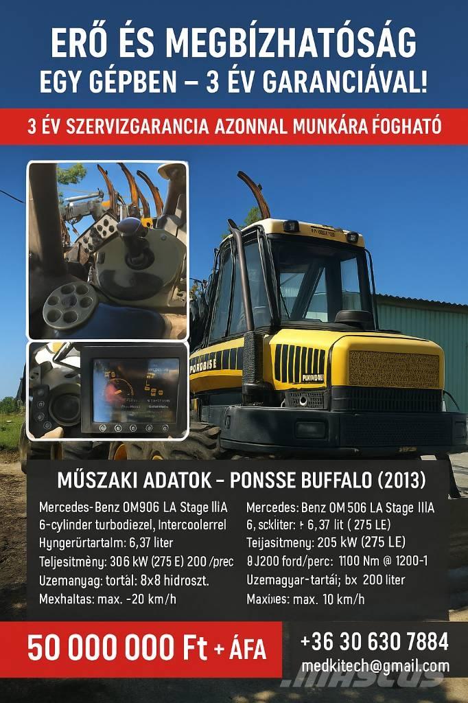 Ponsse Buffalo 8W Uitrijwagens