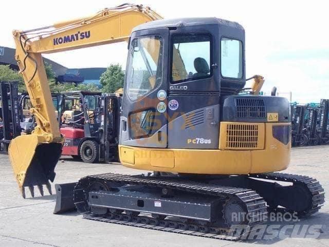 Komatsu PC 78 US Midigraafmachines 7t - 12t