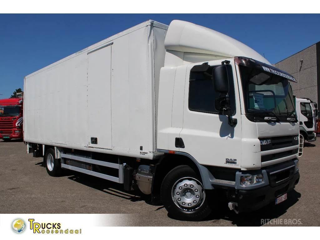 DAF CF 75.250 + LIFT Bakwagens met gesloten opbouw