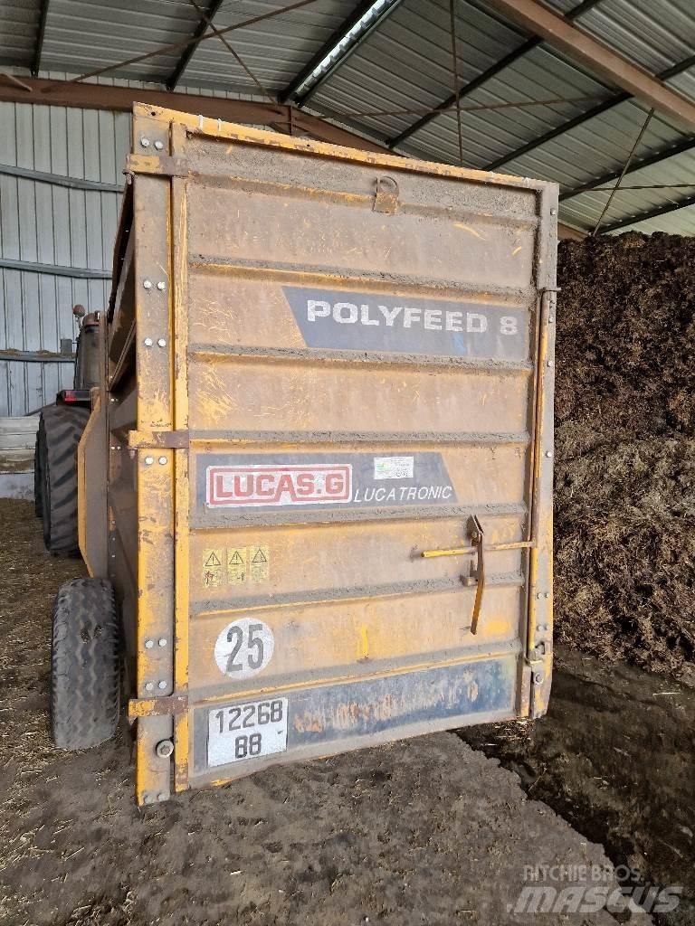 Lucas Polyfeed 8 Balenhakselaars, -snijders en -afwikkelaars