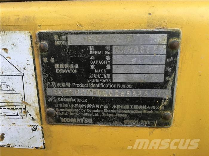 Komatsu PC 200-7 Rupsgraafmachines