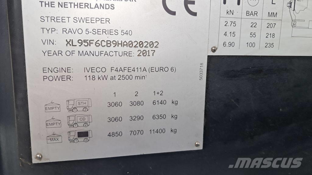 Ravo 540 CD Veegmachines