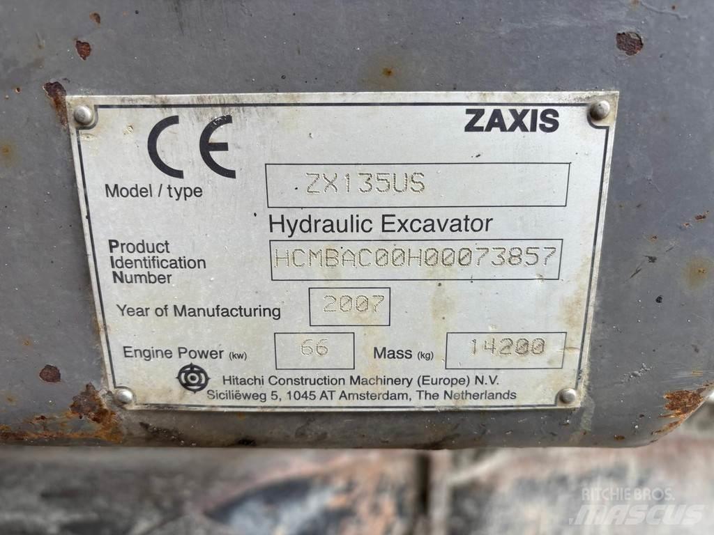 Hitachi ZX135US Speciale Graafmachines