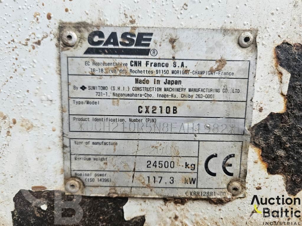 CASE CX 210 B Rupsgraafmachines