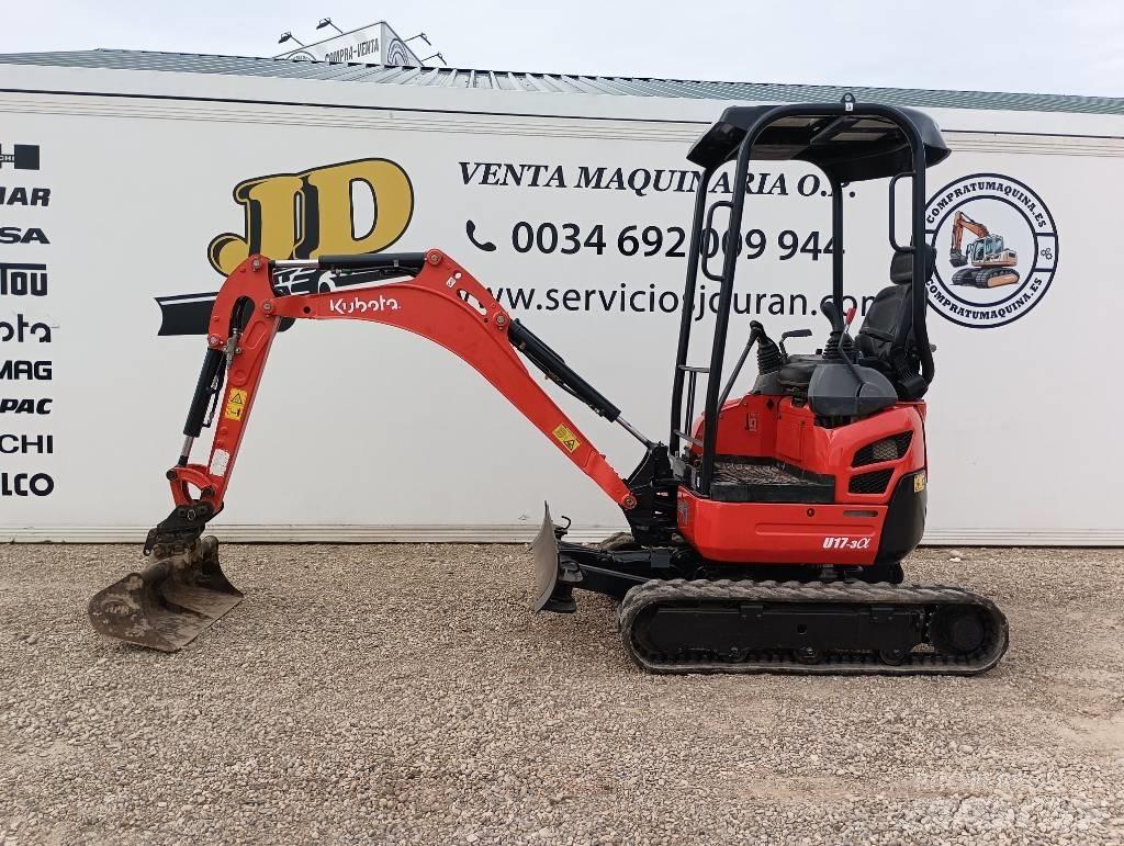 Kubota U 17-3 Minigraafmachines < 7t
