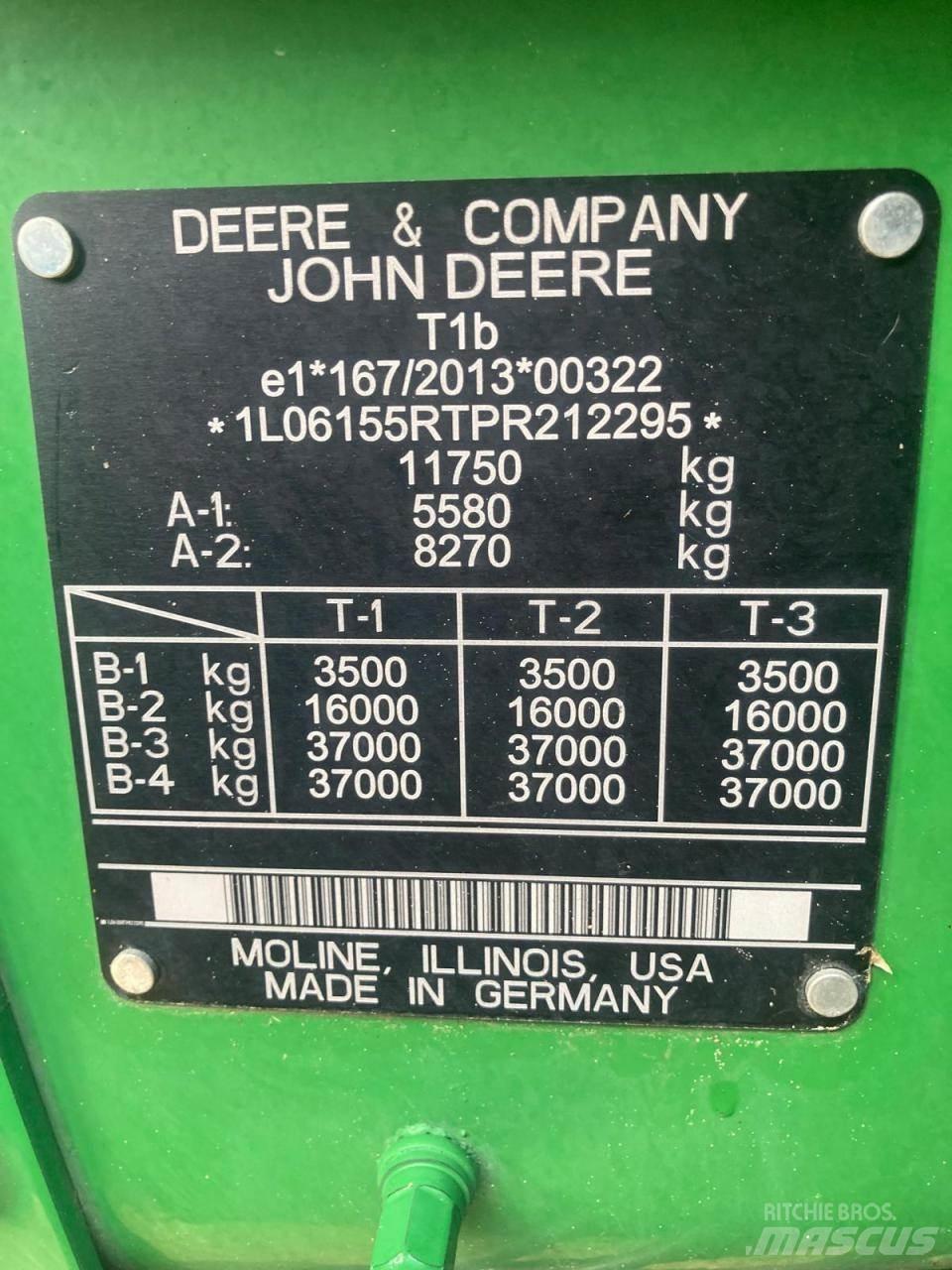 John Deere 6R 155 Tractoren