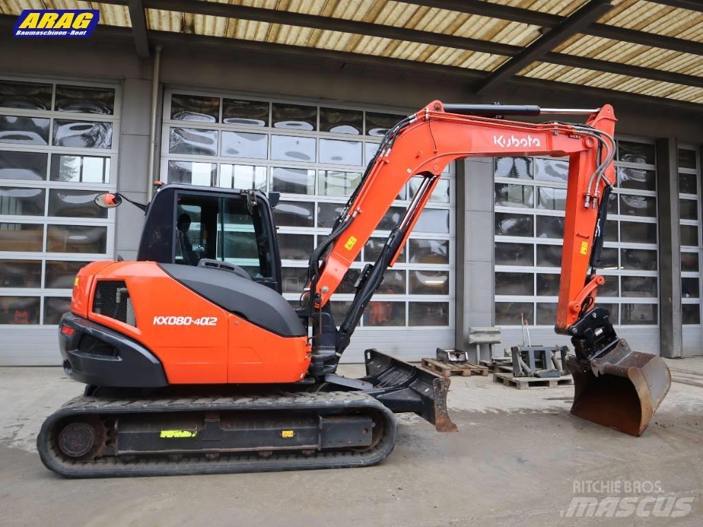 Kubota KX 080-4 Midigraafmachines 7t - 12t