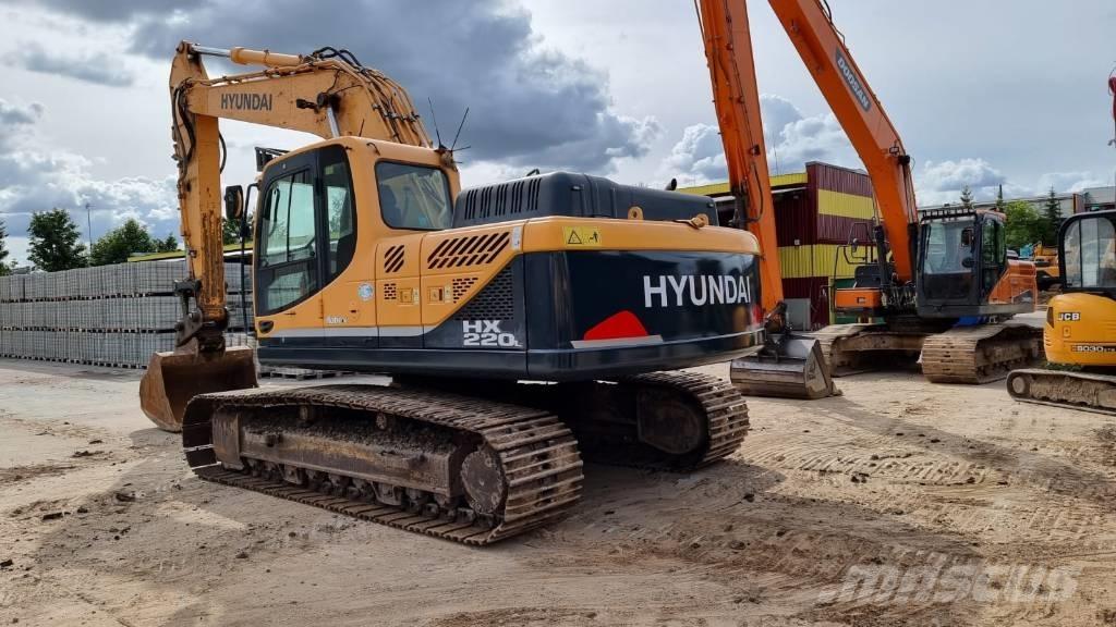 Hyundai 220 LC Rupsgraafmachines