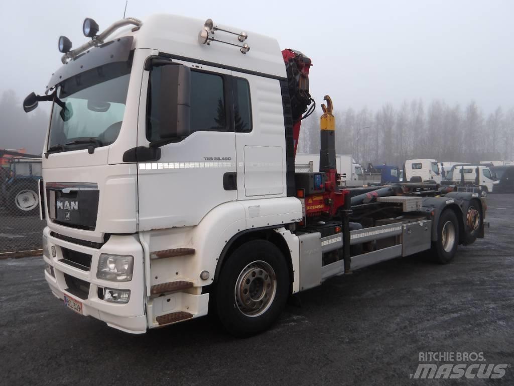 MAN TGS 26.480 6x2 Vrachtwagen met containersysteem