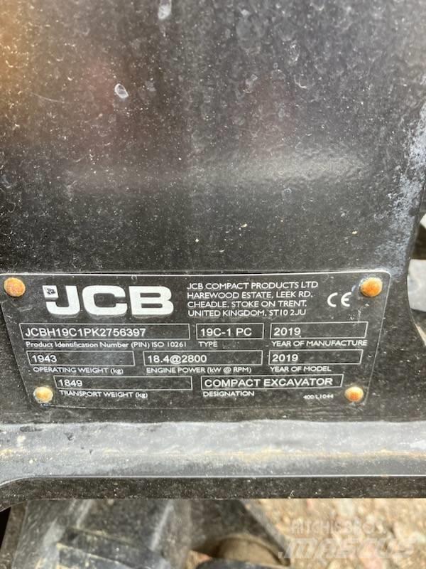 JCB 19 C-1 Minigraafmachines < 7t