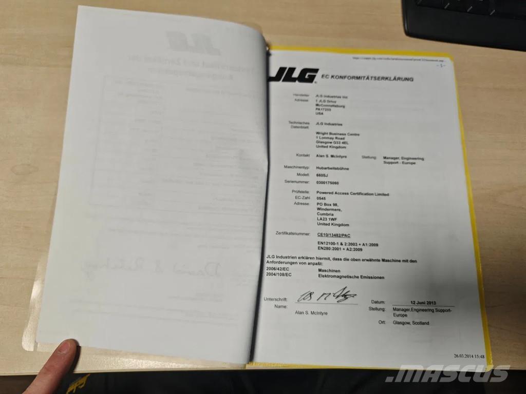 JLG 660 SJ Telescoophoogwerkers