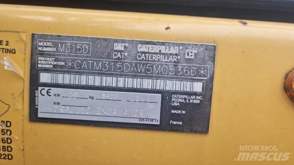 CAT M 315 D Wielgraafmachines
