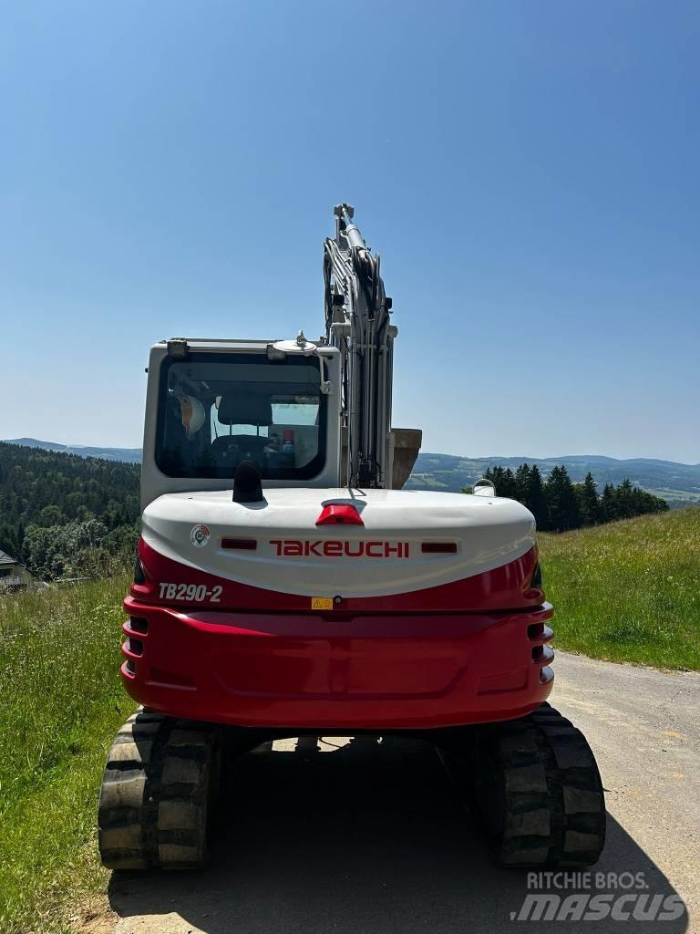 Takeuchi TB 290 Midigraafmachines 7t - 12t