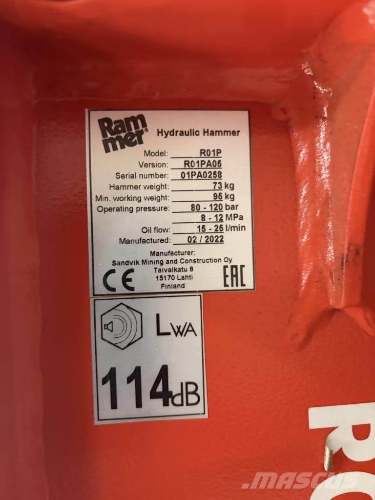 Rammer R01P Hamers en brekers