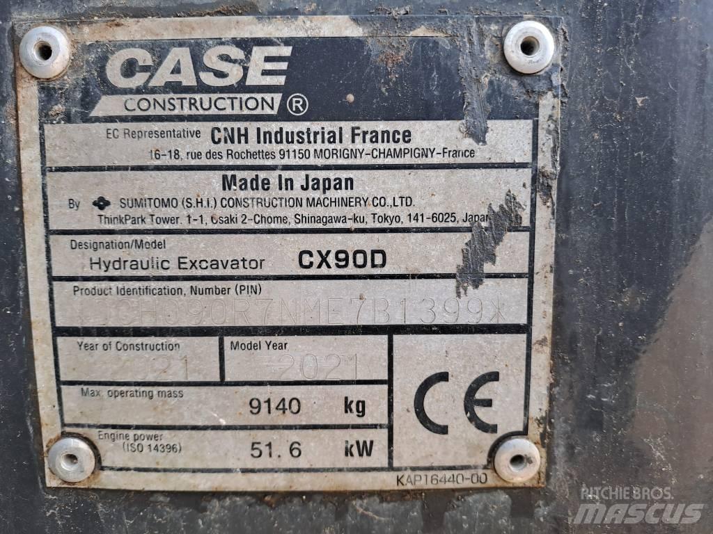 CASE CX 90 D Midigraafmachines 7t - 12t