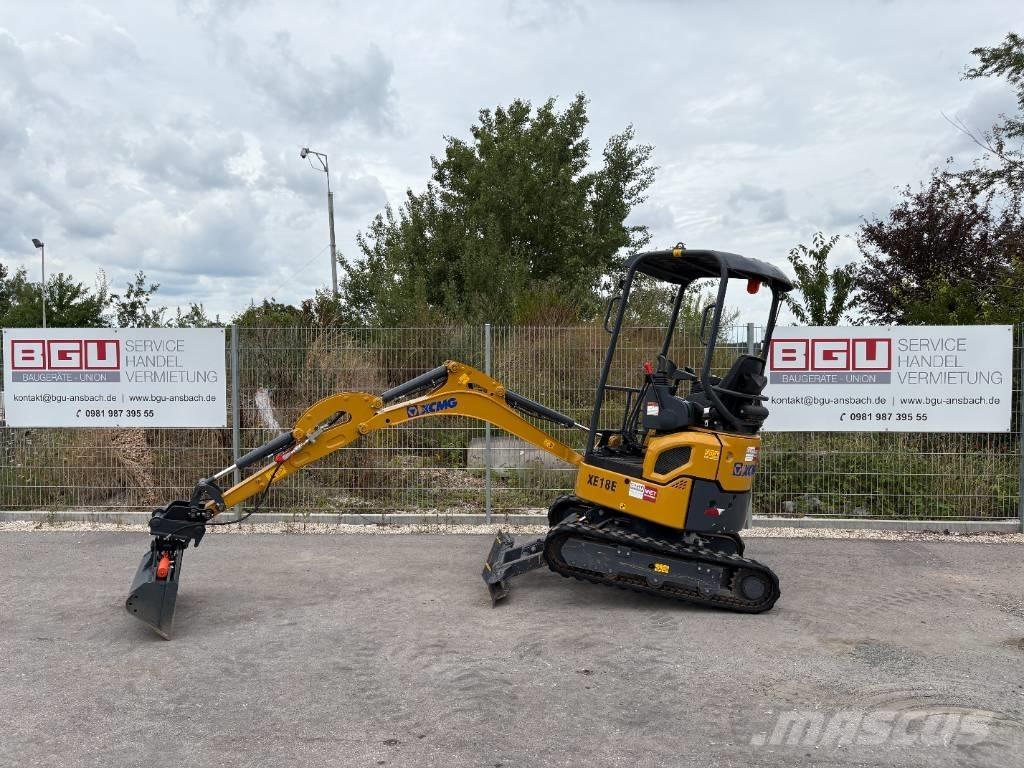 XCMG XE 18 E Minigraafmachines < 7t