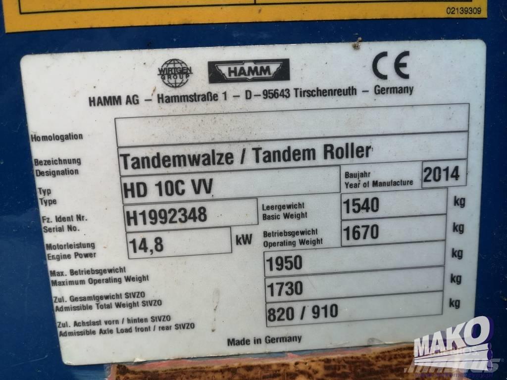 Hamm HD 10 C VV Duowalsen