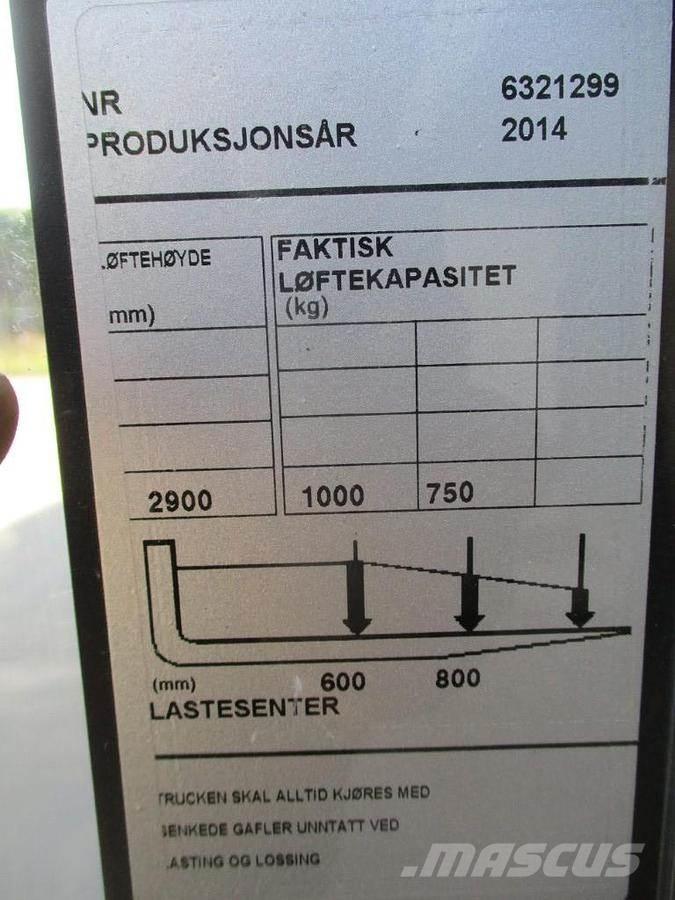 BT SWE 100 Meeloop stapelaar