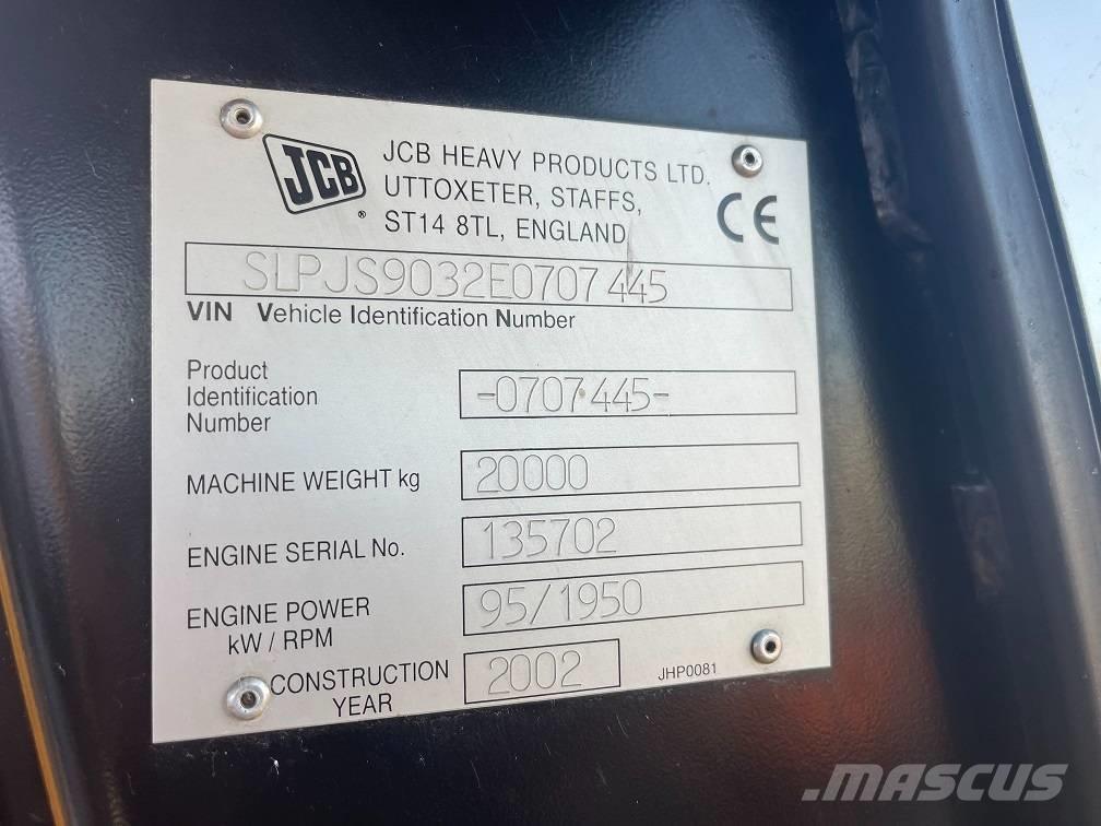 JCB JS 200 Rupsgraafmachines