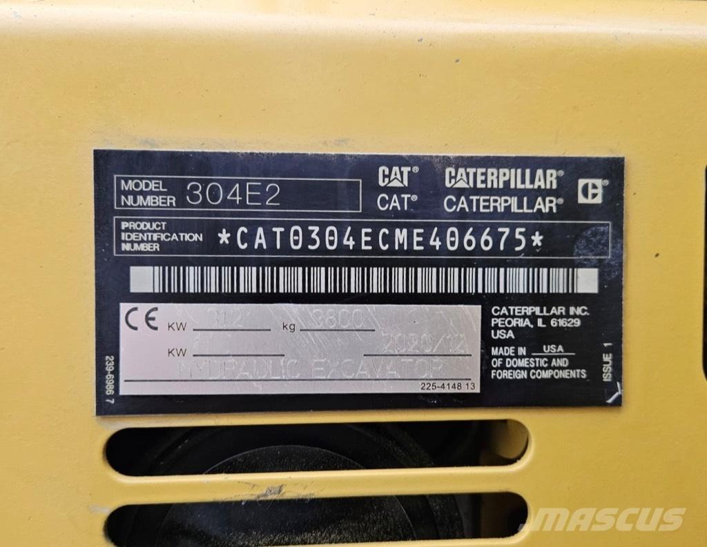 CAT 304 E 2 Minigraafmachines < 7t