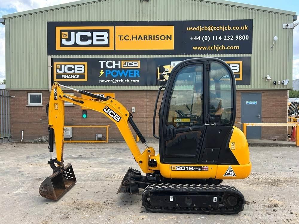 JCB 8018 Minigraafmachines < 7t