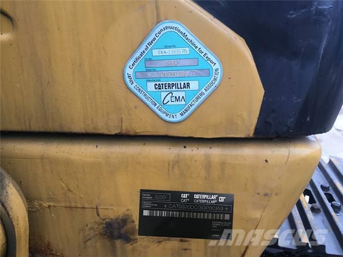 CAT 320 D Rupsgraafmachines