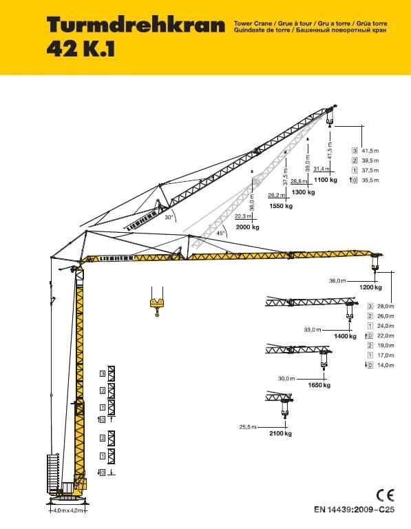 Liebherr 42 K.1 Torenkranen