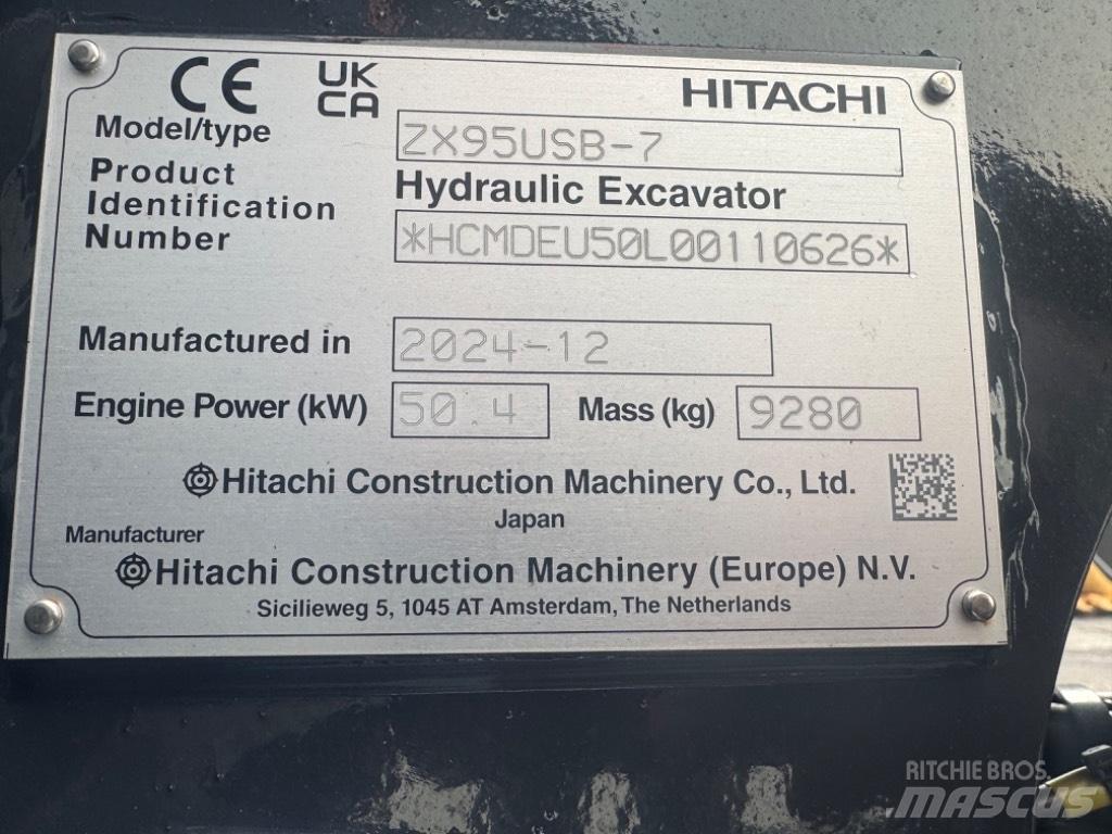 Hitachi ZX 95USB-7 Midigraafmachines 7t - 12t