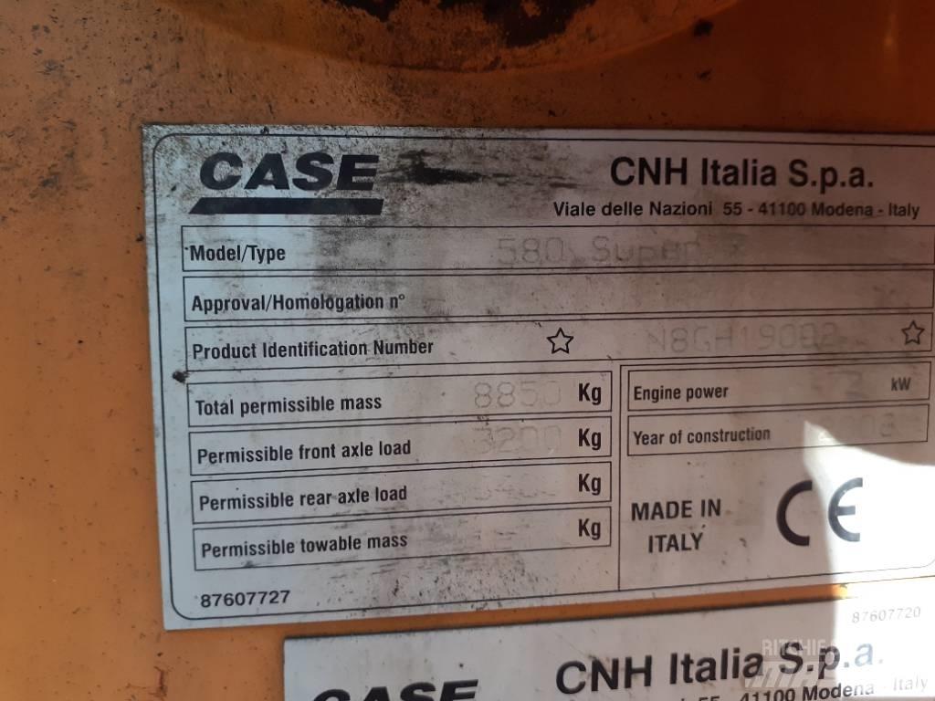 CASE 580 SUPER R Graaf-laadcombinaties