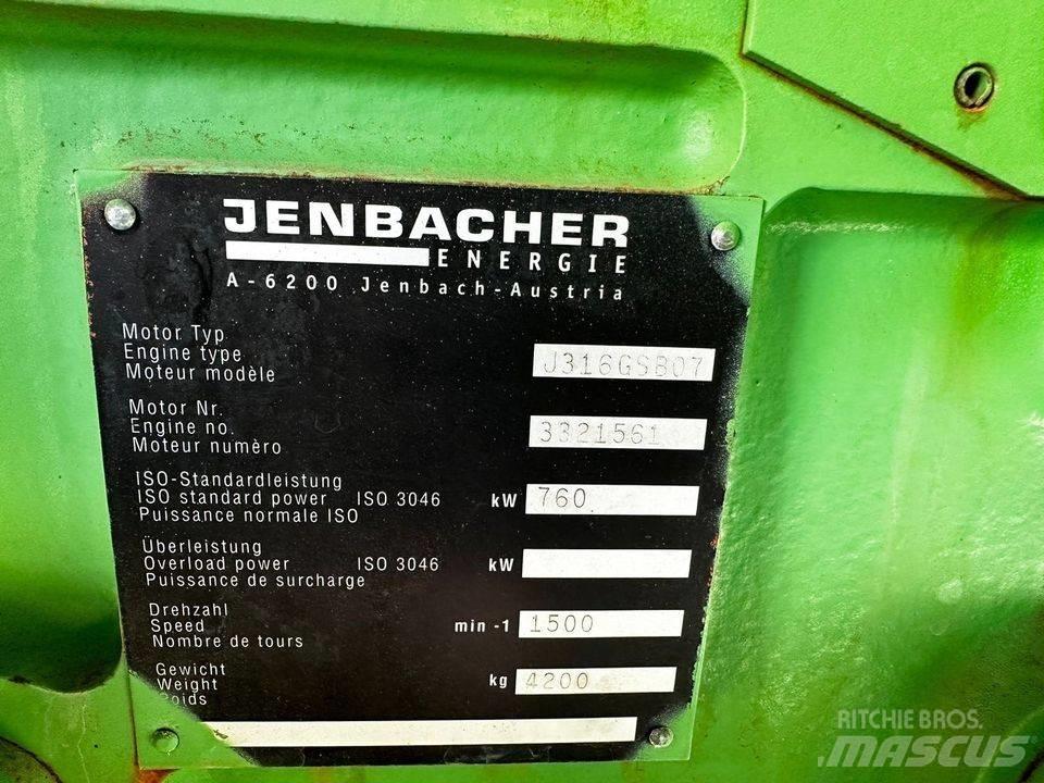  2x Jenbacher 750 KVA Gas generatoren