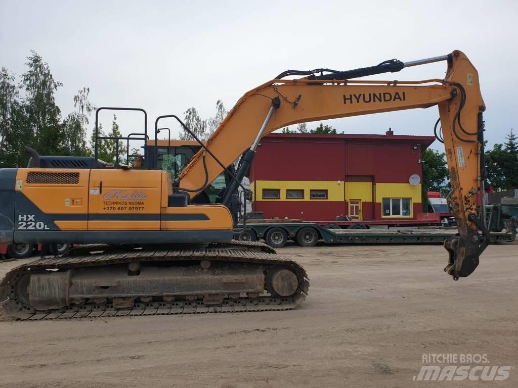 Hyundai HX 220 L Rupsgraafmachines