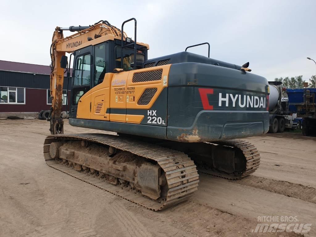 Hyundai HX 220 L Rupsgraafmachines