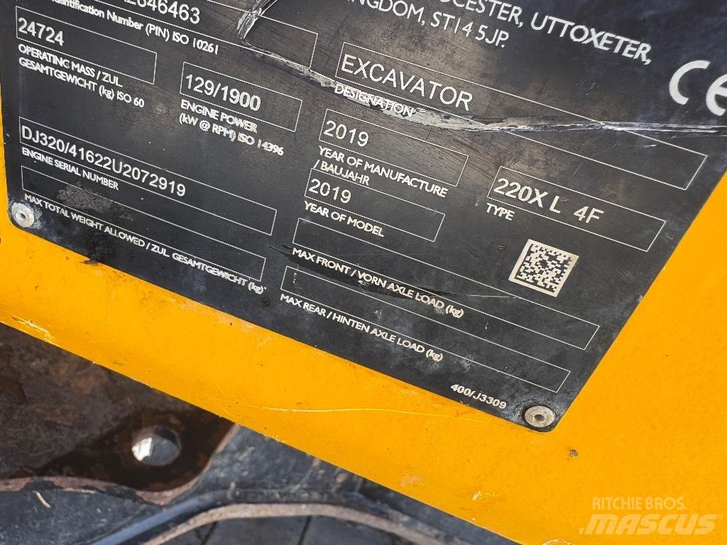 JCB 220X Rupsgraafmachines