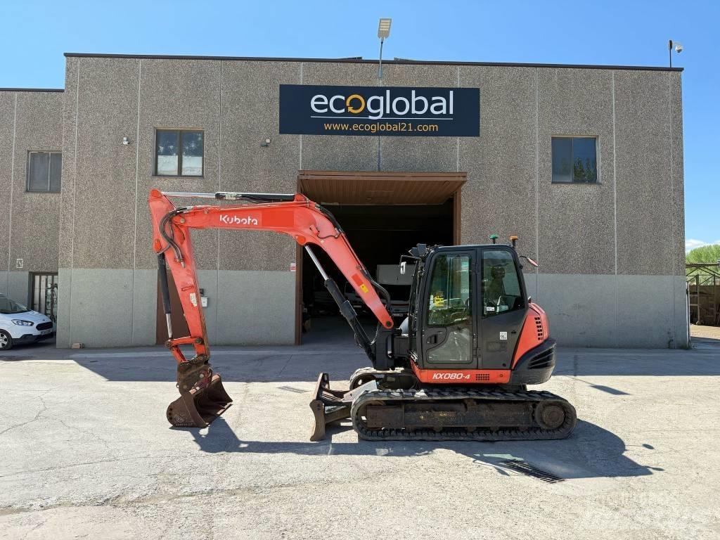 Kubota KX 080-4 Midigraafmachines 7t - 12t