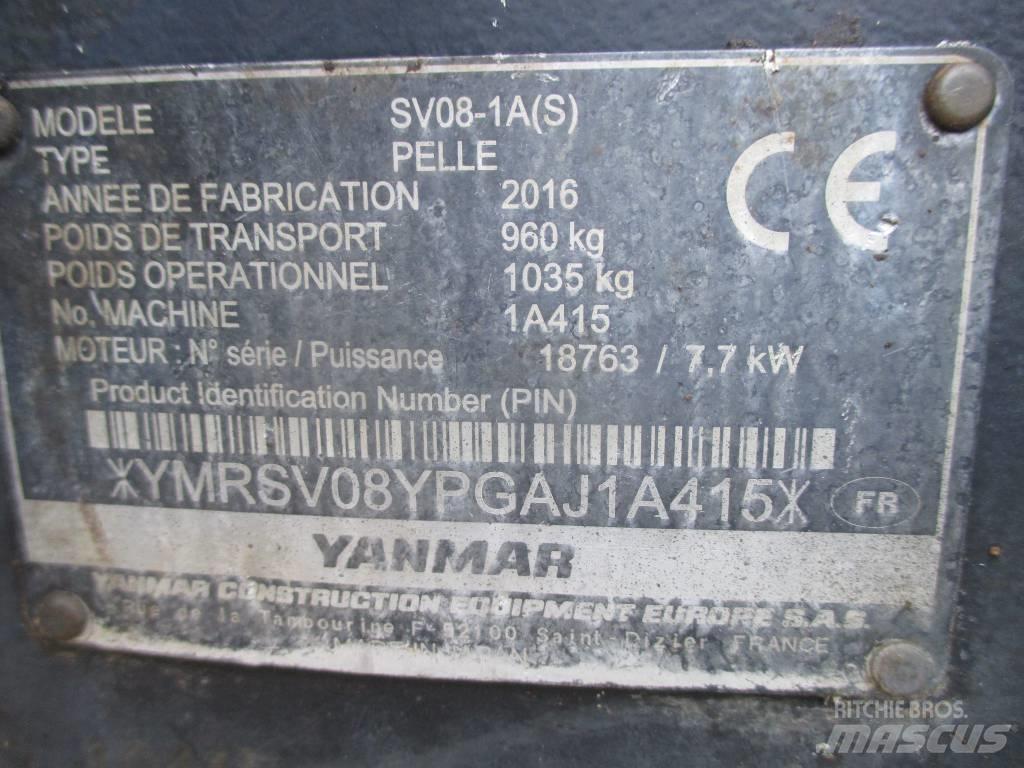 Yanmar SV 08-1 A Minigraafmachines < 7t