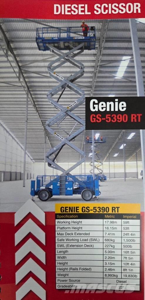 Genie GS 5390 RT Schaarhoogwerkers