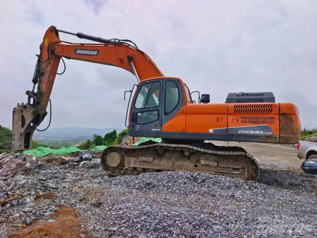 Doosan DX 340 Rupsgraafmachines