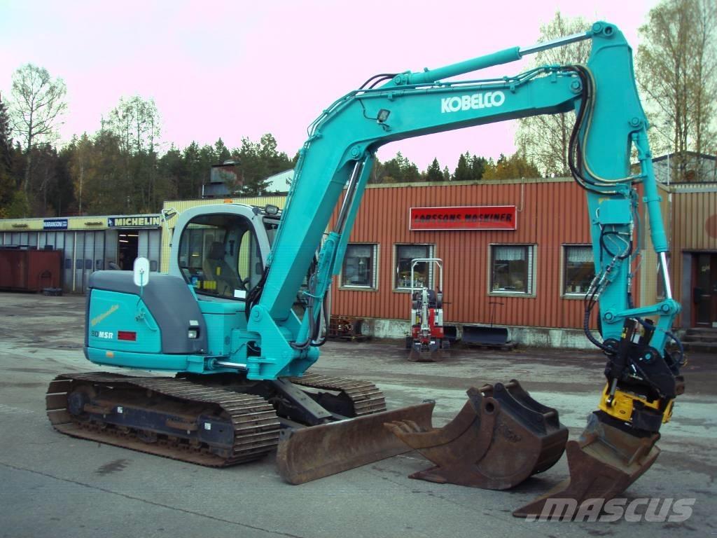 Kobelco SK 80 MSR-1E Midigraafmachines 7t - 12t