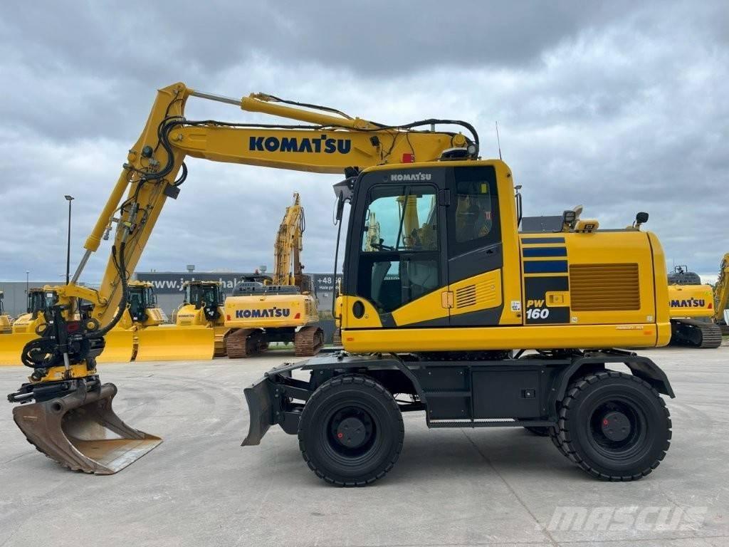 Komatsu PW 160-11 Wielgraafmachines