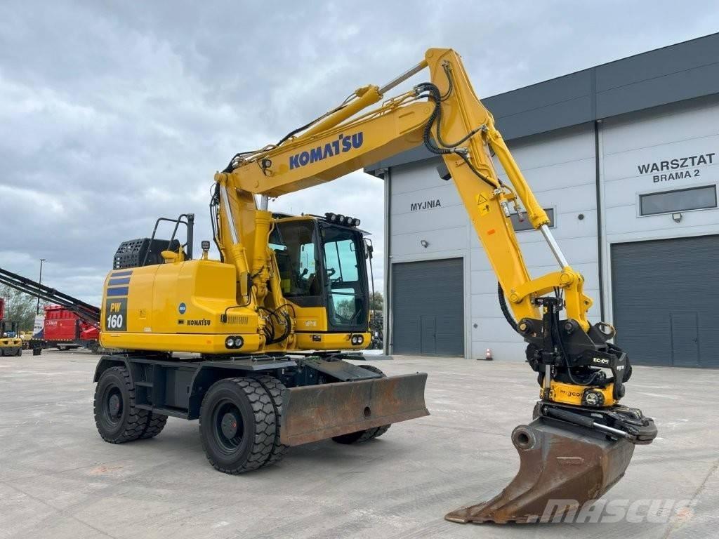 Komatsu PW 160-11 Wielgraafmachines