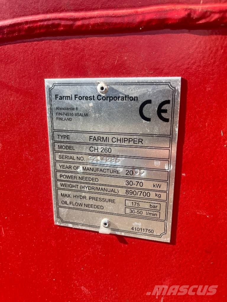 Farmi CH 260 Houtversnipperaars