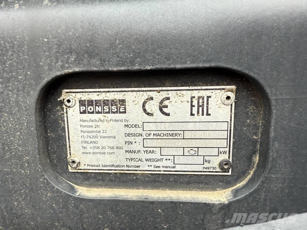 Ponsse Elephant King Uitrijwagens